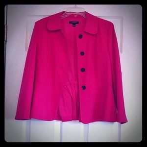 Ann Taylor Hot Pink Blazer Jacket